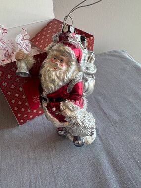 Christopher Radko Santa ornament